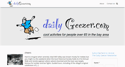 Desktop Screenshot of dailygeezer.com